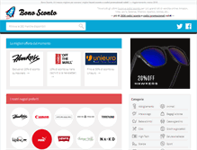 Tablet Screenshot of bonosconto.com